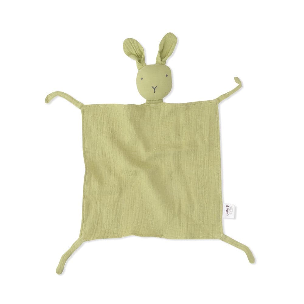 Doudou De Bambu Conejo Verde Oliva Interbaby