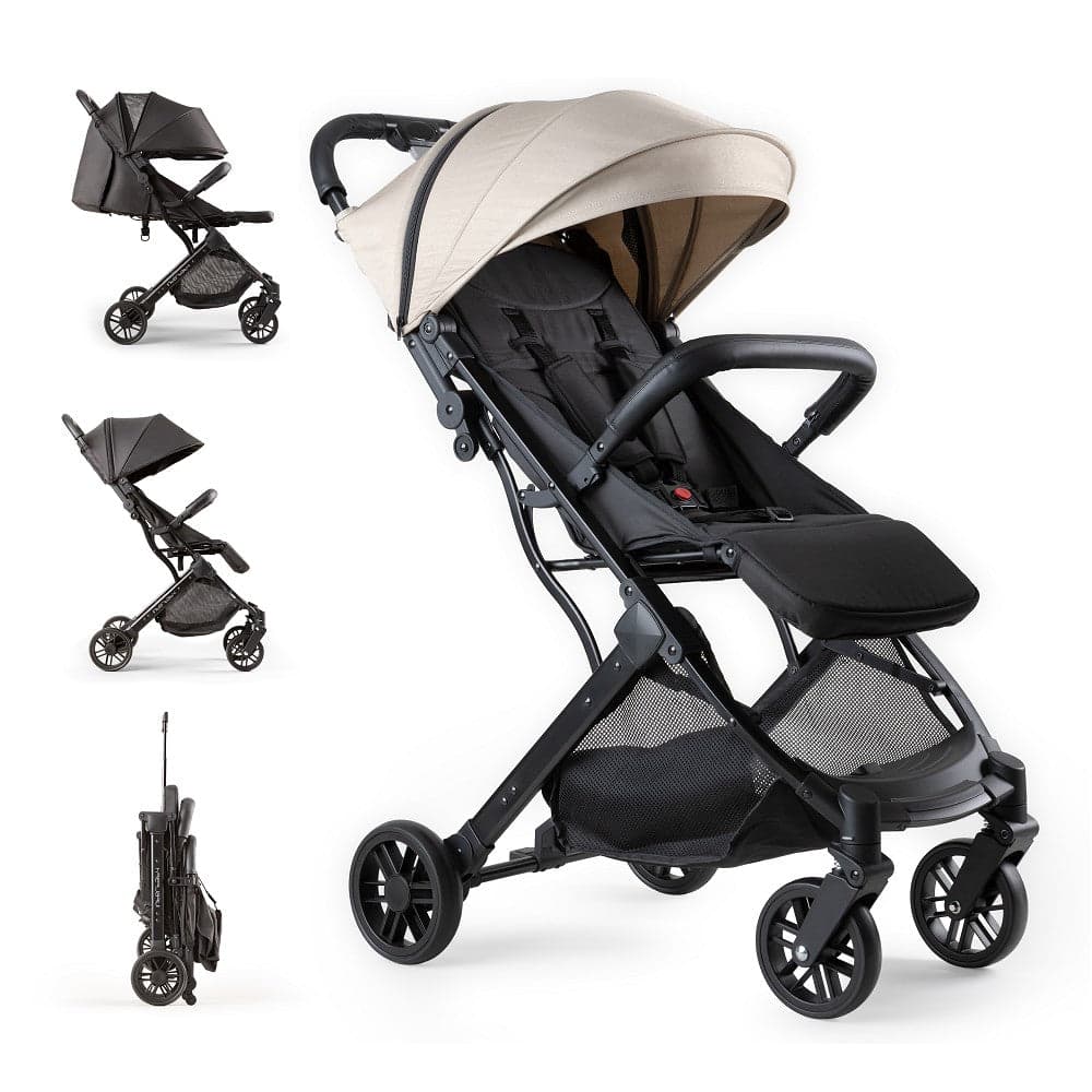 Carrinho De Passeio Minimum Space Plus Bege Interbaby