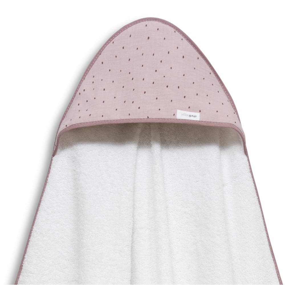Toalha de banho 100X100 Algodão Muselina Puntos Azul escuro Interbaby