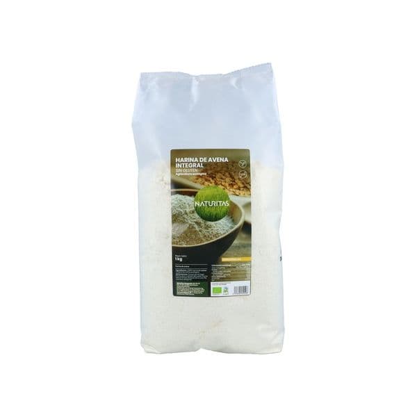 Naturitas Farinha de Aveia Integral sem Glúten Bio 1 Kg