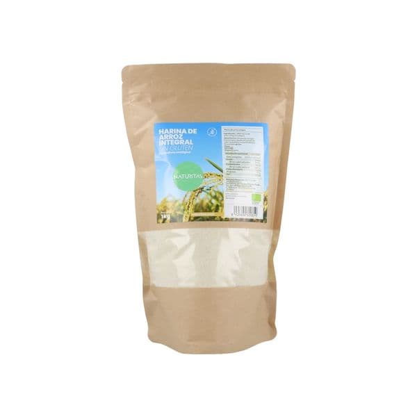Naturitas Farinha de Arroz Integral sem Glúten Bio 1 Kg