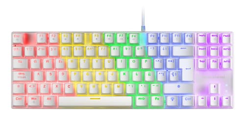 Mars Gaming MK80 Red Branco QWERTY Italiano