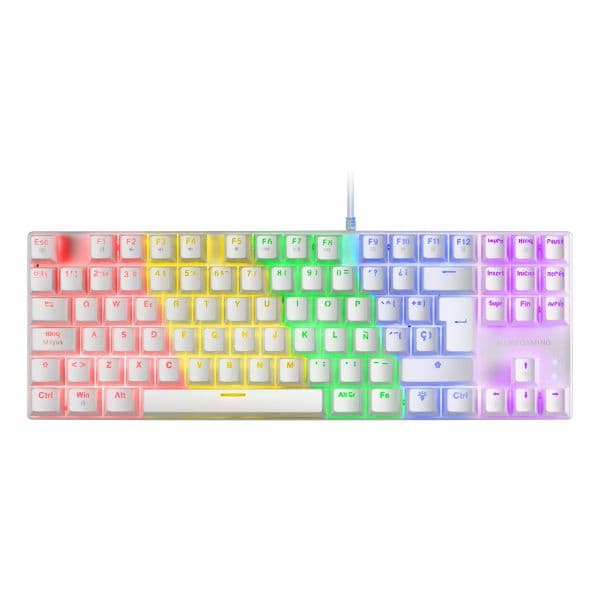 Mars Gaming MK80 Red Branco QWERTY Italiano