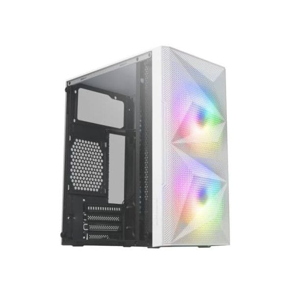 MARS GAMING MCME Branca (Micro-ATX) (Vidro Temperado) - MCMEW