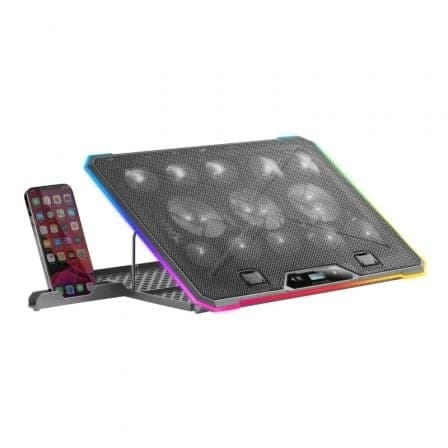 MARS GAMING Base de refrigeradora e suporte Argb Mnbc13 para portáteis até 17"