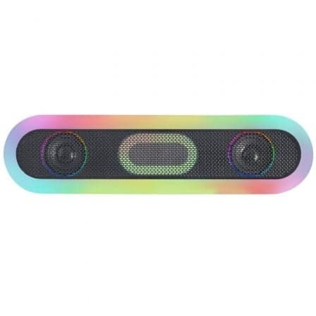 Soundbar Mars Gaming MSB-ORB Bluetooth RGB 360º 2.0 20W Preto