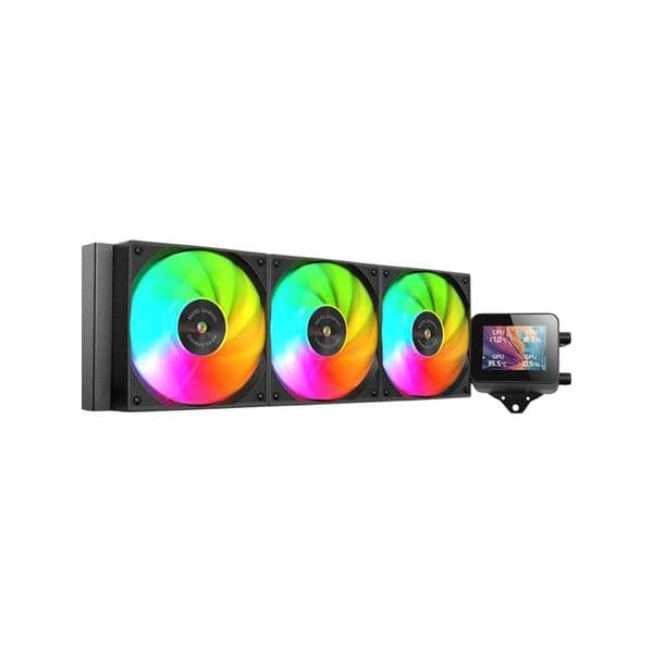 Mars Gaming Cooler CPU ML-VISION360 LCD ARGB Liquid Preto - MLVISION360