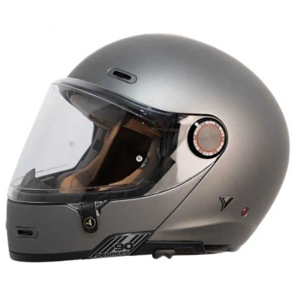 By City Capacete Modular 90 Degrees Matt Grey L