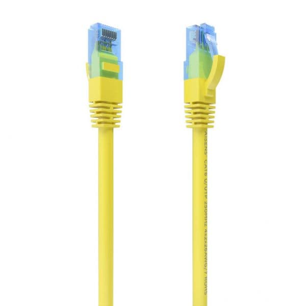 Aisens A135-0834 Cabo de Rede RJ45 Cat.6 UTP AWG26 CCA 1.5m/2m Amarelo