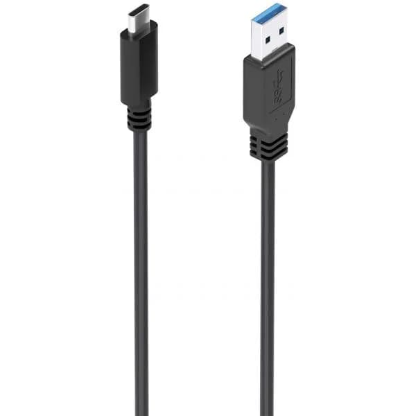 Aisens A107-0860 Cabo USB-C para USB-A USB 3.1 Gen2 10Gbps 3A 2m Preto