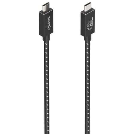 Aisens Cabo USB4 Gen3x2 40Gbps 8K@60Hz 240W E-Mark 1.5m