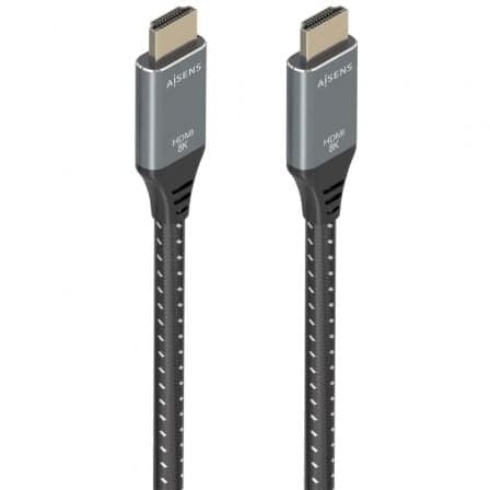 Aisens A150-0877 Cabo HDMI V2.1 Ultra Alta Velocidade 7m Cinza/Preto