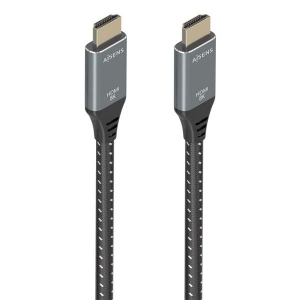 Aisens A150-0877 Cabo HDMI V2.1 Ultra Alta Velocidade 7m Cinza/Preto