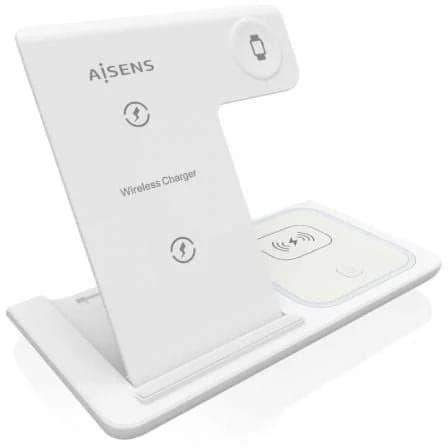 AISENS Carregador Wireless 3-em-1 15W Branco