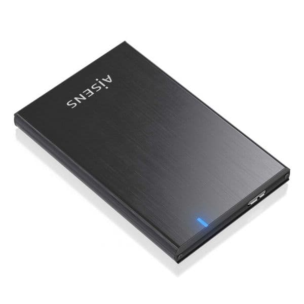 Aisens ASE-2527B Caixa Externa 2.5 9.5mm SATA para USB 3.0 Negra