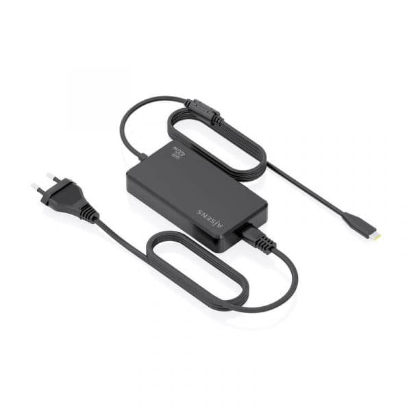 Aisens ASCH-1PD100D070-BK Carregador de Sobremesa GaN 100W USB-C Black