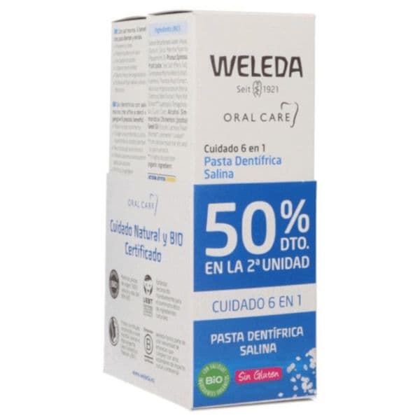 Weleda Pasta Dentrífica Salina Duo 2x75ml