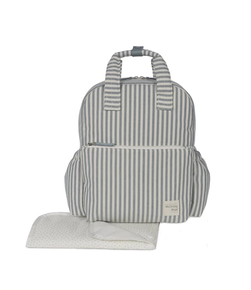 Walking Mum Mochila Praliné Strips Matcha