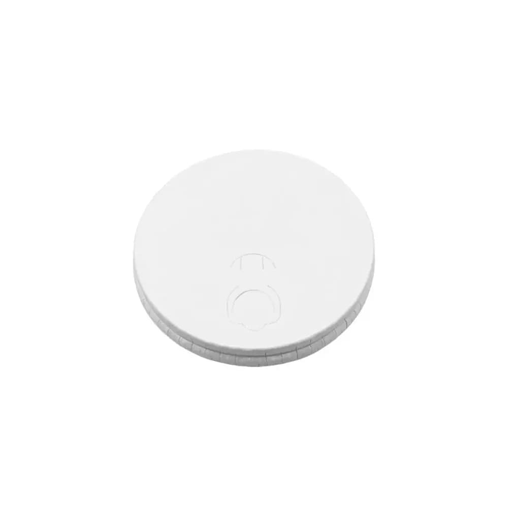 Tampas Copos Papel 360ml Ø9cm Branco 50un (1 Uni.)