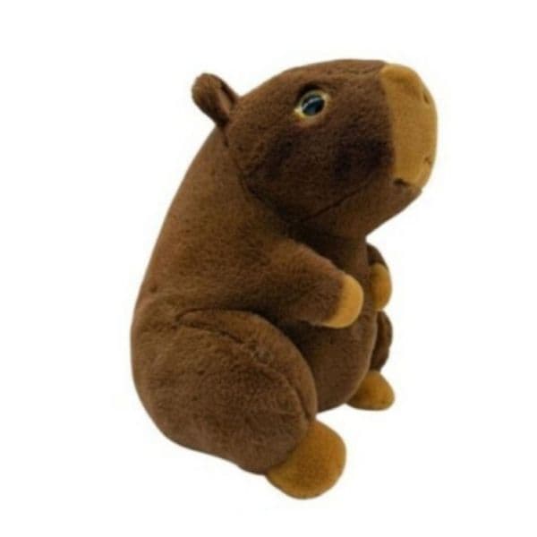 Capivara Castanha Escura Peluche 20cm