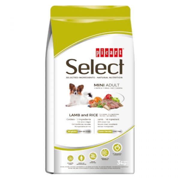 Picart Select Mini Adult Lamb & Rice 3Kg