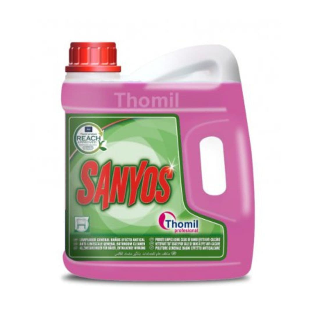 Thomil Sanyos – Detergente ácido higienizante e anticalcário para casas de banho