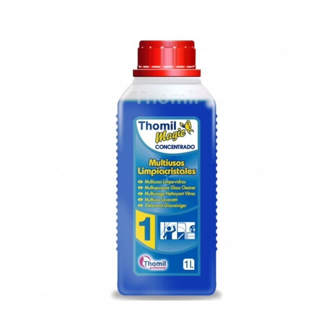 Thomil Magic Nº 1 – Multiusos Limpa-Vidros Profissional com Brilho Imediato 1L