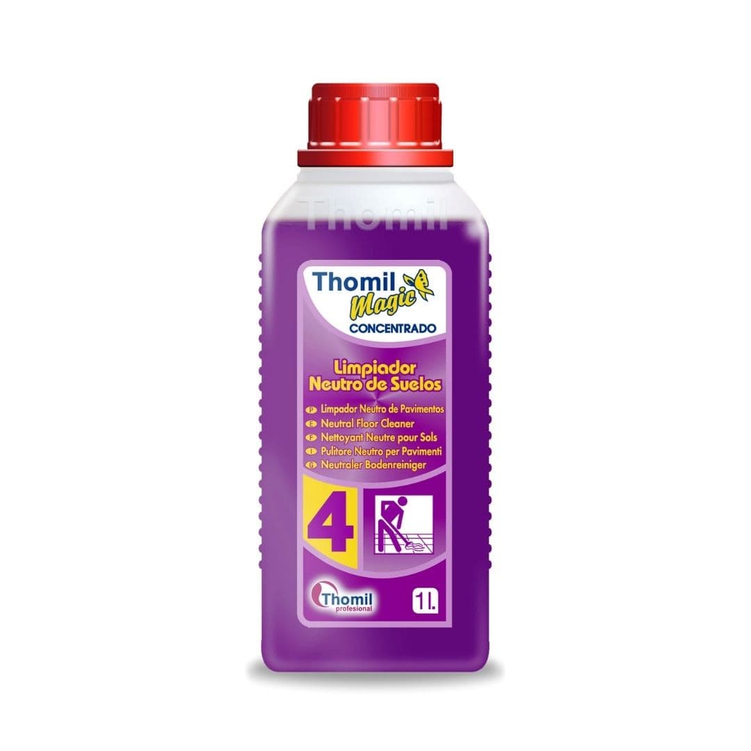 Thomil Magic Nº 4 – Limpador neutro higienizante de pavimentos e superfícies 1L
