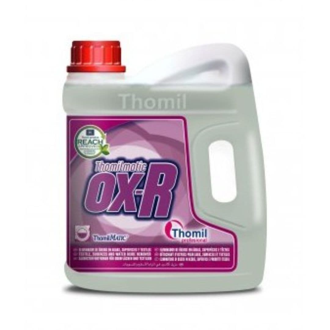 Thomil Matic OX-R – Regenerador Têxtil e Eliminador de Ferrugem para Lavandaria Profissional 4L