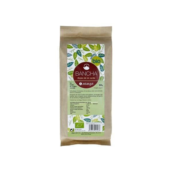 Mimasa Chá 3 Anos Bancha Folhas de Chá Verde Eco 100 g