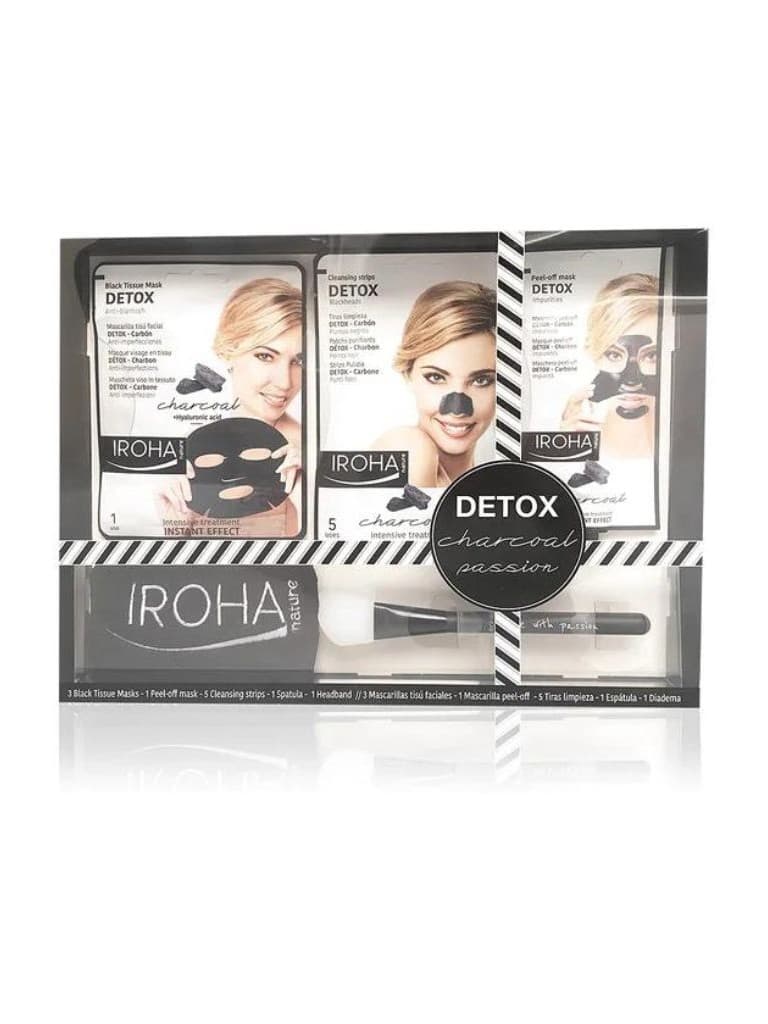 Iroha Detox Charcoal Black Passion Kit 7 Pz
