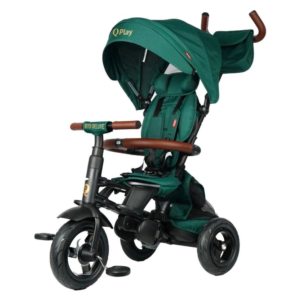 QPlay Triciclo New Rito Star Deluxe Verde