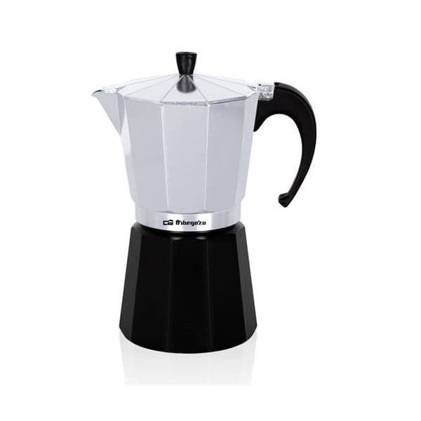 Orbegozo Cafeteira de Alumínio (12 Chávenas) Prateado/preto - KFM1230