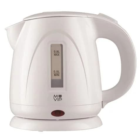 Muvip Hervidor de Agua Electrico 1300W – Capacidad 0.9L – Indicador de Nivel – Base Giratoria