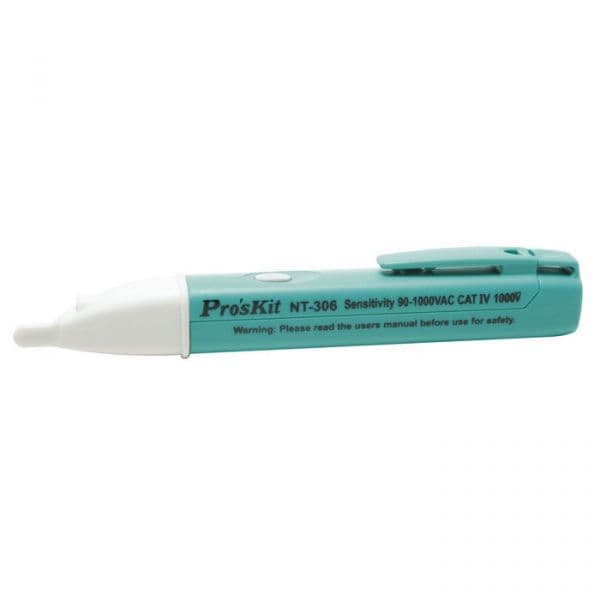 ProsKit Detector de Tensão Sem Contacto TESNT306 1000V com Testador CAT IV e Busca Polos
