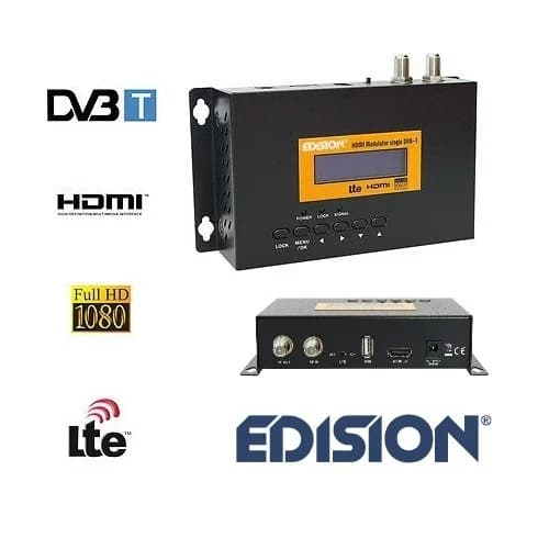 Modulador Profissional EDISION FULL HD HDMI Single DVB-T