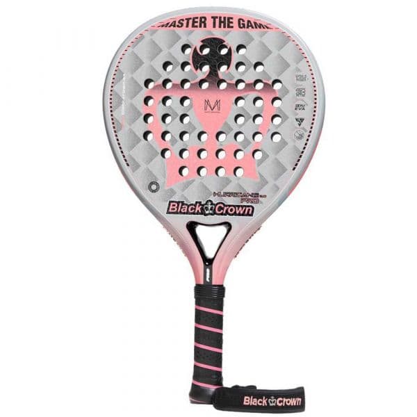 Black Crown Raquete de Padel Hurricane Pro 2.0 Woman Prateado