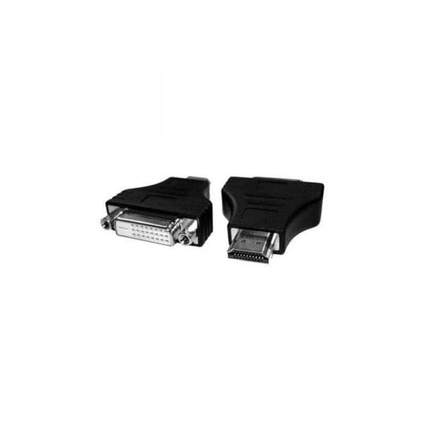 3Go Adaptador DVI Fêmea para HDMI Macho Preto