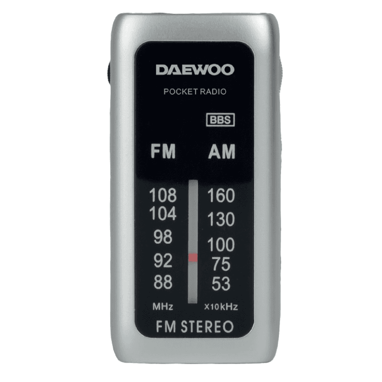 RADIO PORTÁTIL DAEWOO DW1129 PLATA