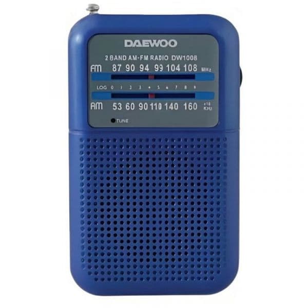 Daewoo DW1008 Rádio Portátil Azul