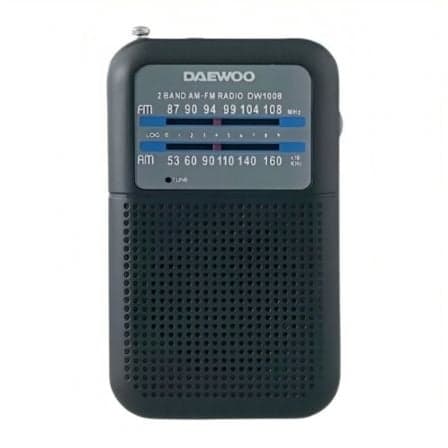 Daewoo Rádio portátil DW1008 Preto