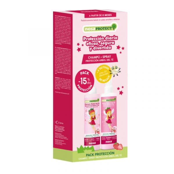 Nosa Protect Pack Morango Champô 250ml + Spray 250ml