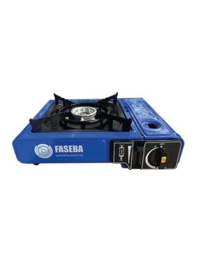 Faseba Cocina Portátil de Gás Homologada – Fogão de Camping com Adaptador