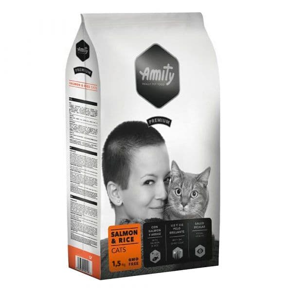 Amity Premium Salmão e Arroz 1.5Kg
