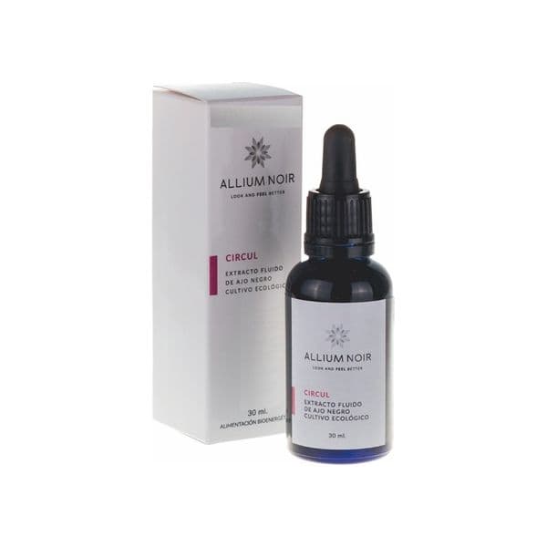 Allium Noir Extrato de Alho Preto Orgânico Circular, Suporte Ao Fluxo Sanguíneo 30ml
