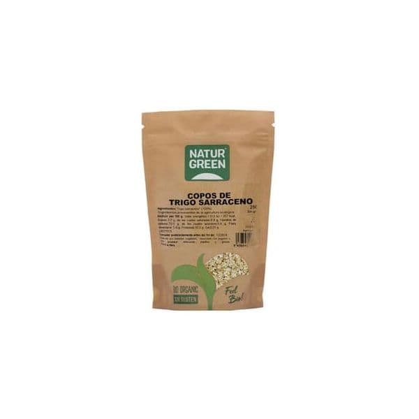 NaturGreen Flocos de Trigo Sarraceno Bio sem Glúten 250g