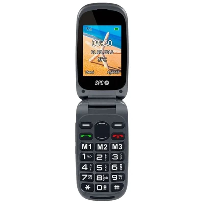 Telemóvel Sénior SPC Senior Harmony Black 2.4″ com Botão SOS e Base de Carregamento – Preto