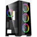 Hiditec MH12 Glass Vidro Temperado ARGB Preto