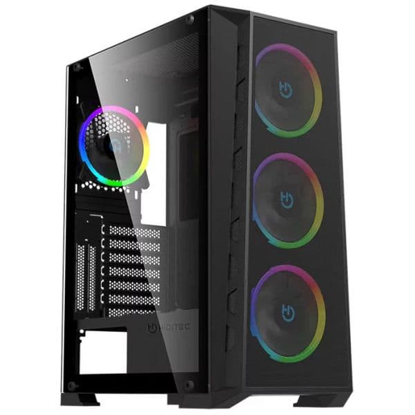 Hiditec MH12 4 Ventoinhas ARGB USB Type-C Compacta e Robusta