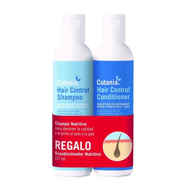 Cutania Hair Control Shampoo + Amaciador 236ml